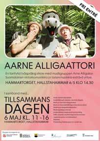 idrott, lek och mycket mer. På så sätt skapar vi ett mer dynamiskt, tolerant och livskraftigt Hallstahammar där fler trivs och känner sig trygga. Det är det Tillsammansdagen handlar om.