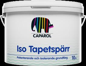 Iso Tapetspärr - säker grundfärg för tapeter - Vattenspädbar grundfärg speciellt anpassad för patentering av papperstapeter.