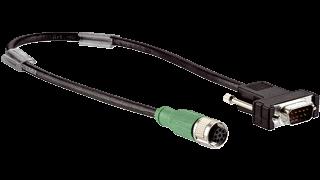 Huvud : honkontakt, M12, 8-polig, rak Huvud : lös kabelände Kabel: PUR, halogenfri, skärmad, 10 m DOL-1208-G10MC1 6032868 Huvud : honkontakt, M12,