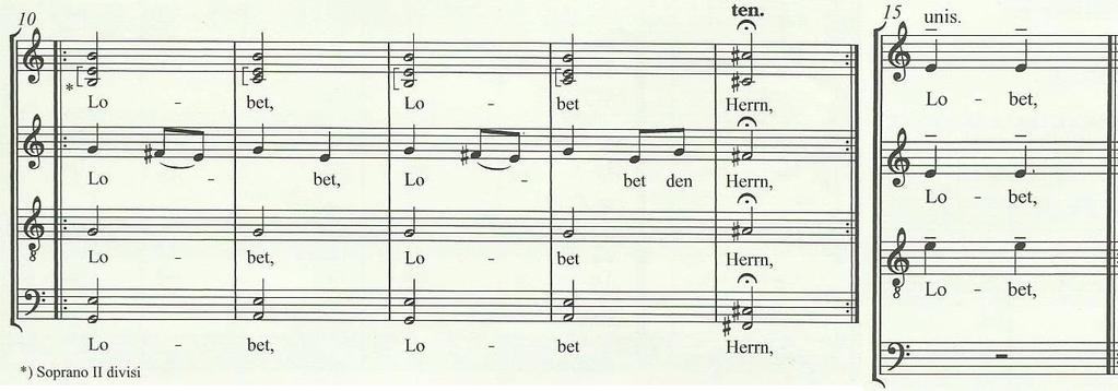 Takt: 14 - A och B2 låga på grundtonen. (Lapot-Interpretation-Audio 2. 0:43) Exempel 31.