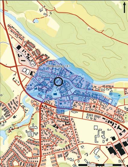 Två små schakt vid rådhuset i Söderköping Figur 2.