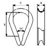 Galvaniserat Stl Dimension WLL d1 d2 l m ca ton 553702025 1" 12 25 70 7 0,40 553702030 1 1/4" 13 30 80 8 0,40 553702040 1 1/2" 16 40 105 9 0,50 553702050 2" 16 50 117
