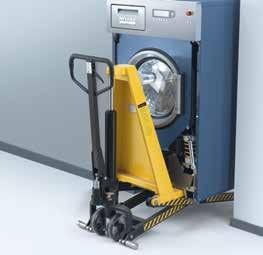 För att korta eller rullstolsburna skall kunna fylla på tvättmedel måste tvättmedelsfacket vara placerad på fronten, inte ovanpå maskinens topplock.