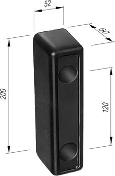 601 330 elasti fenderkloss 200 Med 2 st 20 mm