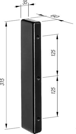 Fenderklossar GETO fenderkloss 315 Med 3 st 21.