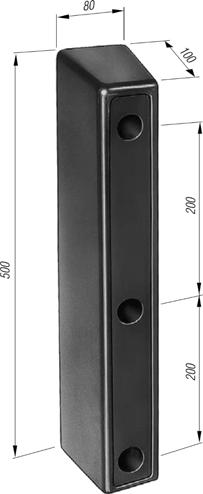 monteringshål 2,200 kg/st  601 352 elasti fenderkloss