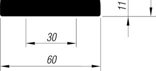 Ett minimumantal förväntas Längd 10000 mm 0,600 kg/m Artikelnr.