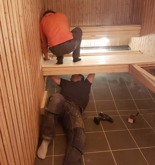 Under vårterminen har klubben hyrt ut lokalen till polisen för utbildningssyfte.