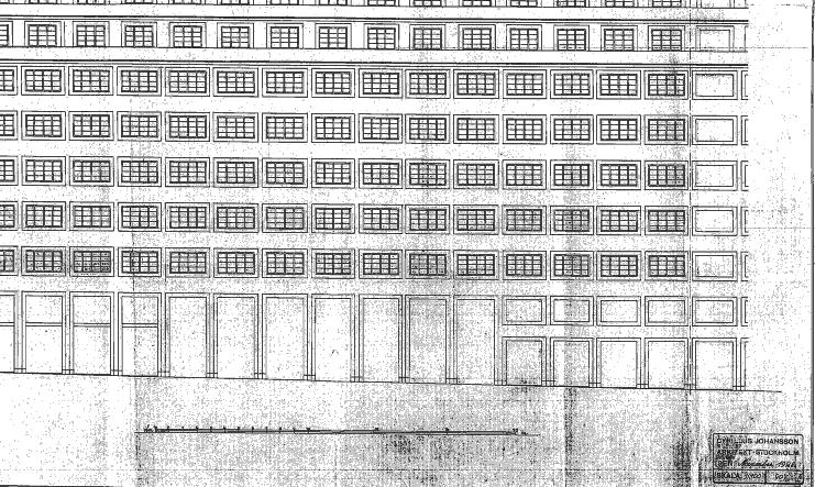 Ursprungligen var även det konkava hörnet i korsningen Sveavägen/Kungsgatan utformat som en öppen arkad, men denna del byggdes igen på 1970-talet.