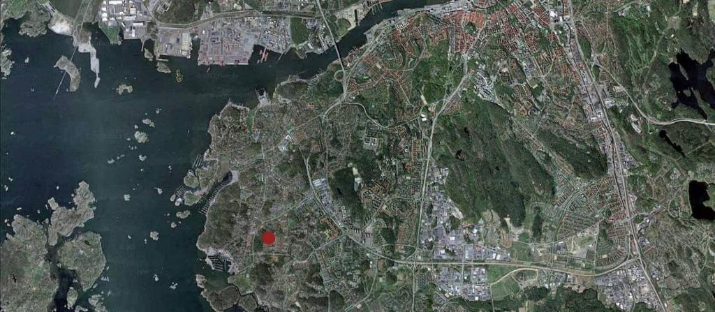 Läge, areal och markägoförhållanden Planområdet är beläget vid Melongatan i stadsdelen Fiskebäck, cirka 8 kilometer sydväst om Göteborgs centrum.