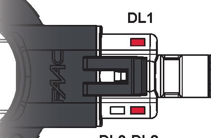 Batterierna aktiveras när nätspänning saknas. 1 2 3.9 x 16 Fig. 6 Grindblad 1 öppnar först och stänger som tvåa.