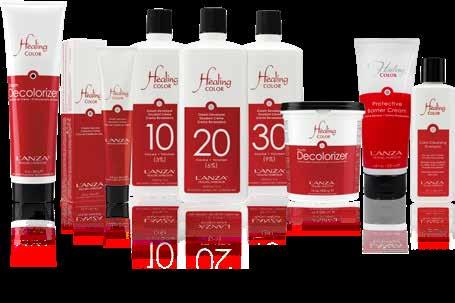 HEALING COLOR 3-i-1 FLEXIBILITET L ANZA HEALING COLOR har 88 fantastiska nyanser med sex tillhörande aktivatorer som ger obegränsad fl exibilitet och fullspektrumsfärgskydd för all oxidationsfärg,