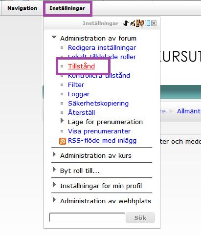 Överskrida roller För en del aktiviteter kan man tänka sig att studenterna i kursen ska kunna utföra uppgifter som de annars inte ska kunna göra.