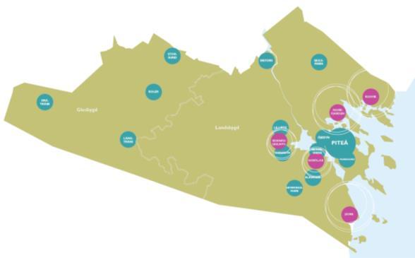 Landsbygdscentra Service samhällelig (skola, vård, omsorg) och