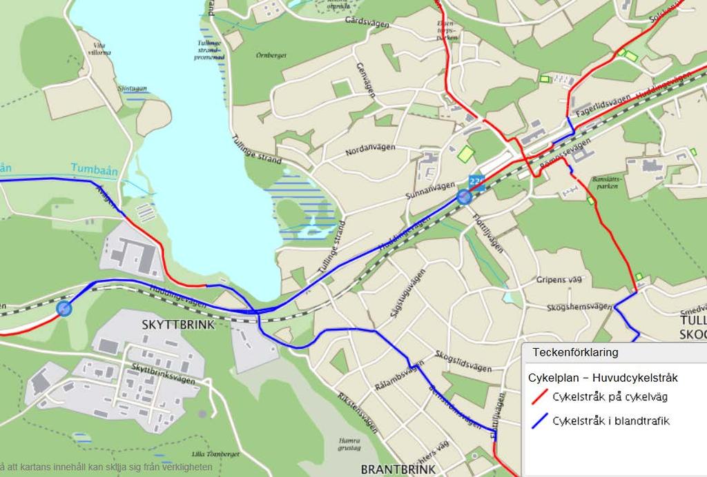 Medborgarförslag: Gör en cykelbana mellan Tullinge station