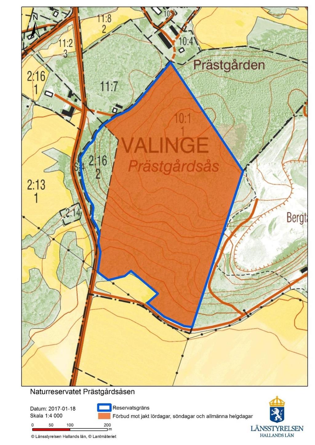 LÄNSSTYRELSEN BILAGA 2 2 (9) 2017-03-09 511-7462-15 2B Karta med rumslig precisering av