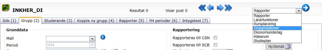Sida 13 av 40 Grupprelationer koppla grupper till kurspaket För att koppla grupper till kurspaket, börjar du med att skapa grupperna och därefter kurspaketet.
