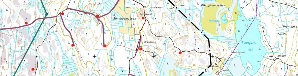 syns gränsen för Ömossa