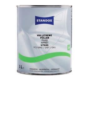 Vid förberedning av metallunderlag ska Standox Express Prep Wipes U3000 användas före VOC Xtreme Filler. Mycket ekonomisk en wipe täcker ca 2 m 2. Standox VOC Xtreme Filler U7600.