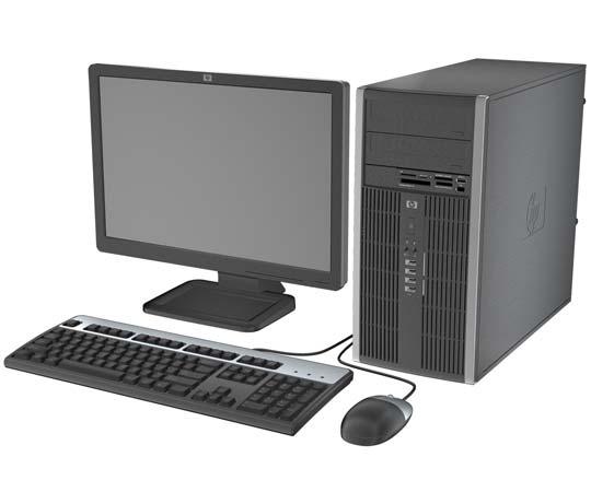 1 Produktens funktioner Standardfunktioner Funktionerna hos HP Compaq Microtower varierar beroende på modell.