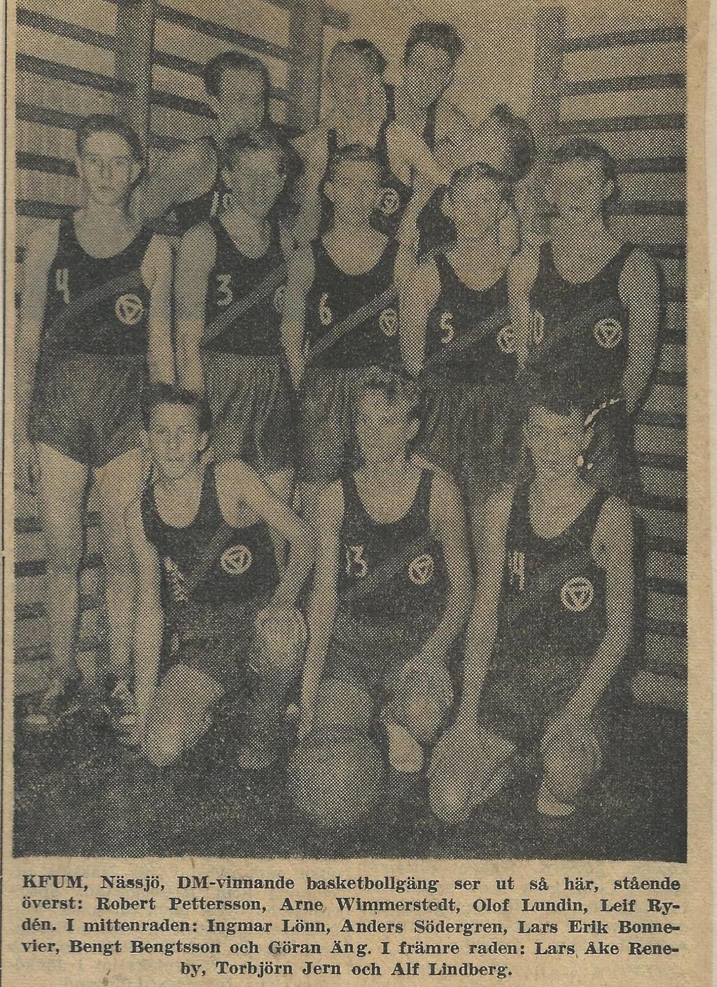 Åren 1956 och 1957 deltog laget i kvalificeringen inför SM-slutspelet