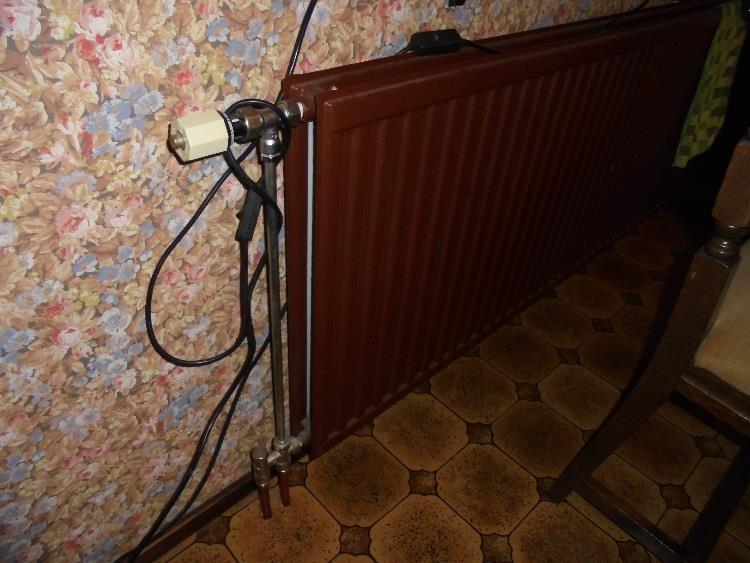 Värmeledningsrör av koppar.