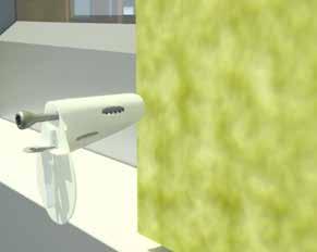 Vid montering i lättbetong används Therm 409 Lecaskruv i vissa fall i kombination med Therm 312 Plugg TB.