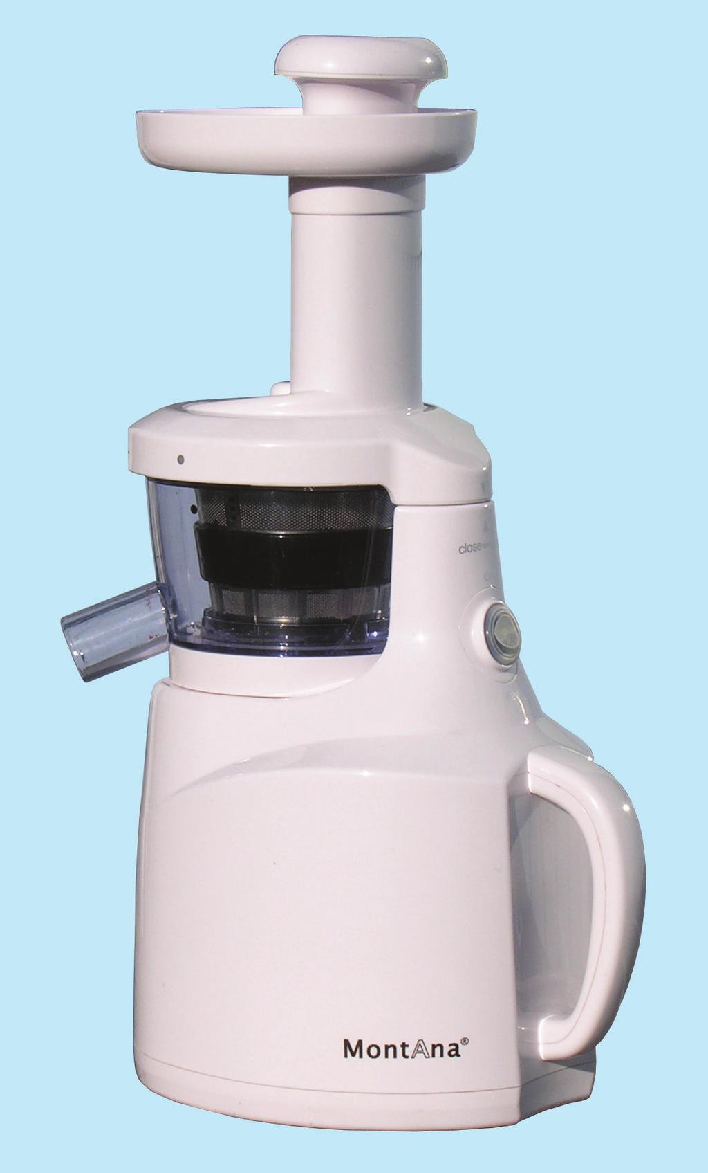 MontAna Slow Juicer Model PR-179 Bruksanvisning Endast för hushållsbruk -  PDF Free Download