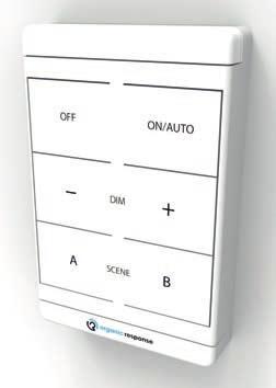 e-sense Organic Väggpanel e-sense Organic kan kontrolleras manuellt med en väggpanel (art.nr. 86284). Panelen är batteridriven och därmed placeras enkelt på vägg eller t.om glasytor.