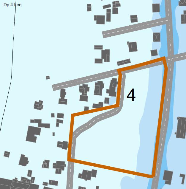 5.3 DETALJPLANEOMRÅDE 3-5 Inom detaljplaneområde 3-5 planeras det uppföras mindre stugområden med parkeringar.