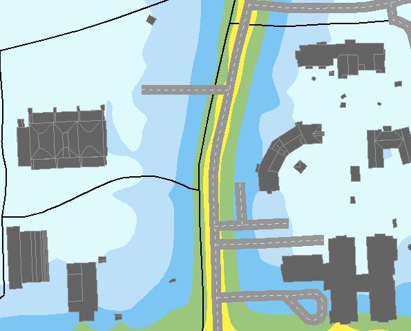 Förskolan Gustavsvik Mariebergsskolan Figur 11: Ekvivalent ljudnivå från trafik 2021 och 2040 lågsäsong.