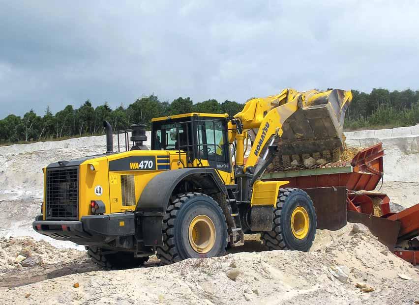 WA 470 Hjullastare WA470-7 MOTORSTYRKA 204 kw / 277 Hk @ 2.