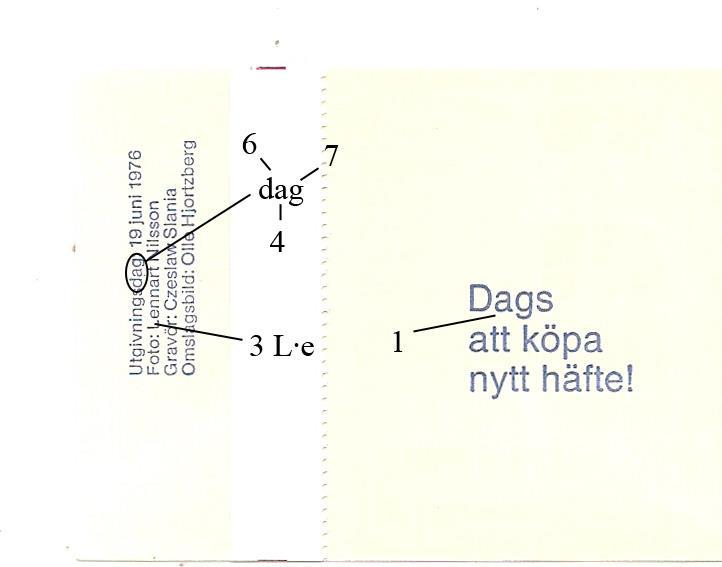 Ett tecken på detta är att det finns andra häften med kn men med otryckt inlaga på marknaden. Om man antar att man tryckt frimärken för rullvarianterna (1 kr och 1.