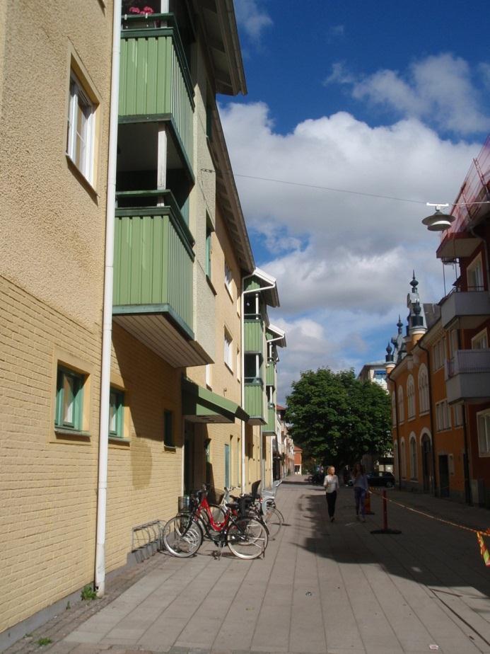 gång och cykel till och från Sala station/resecentrum och