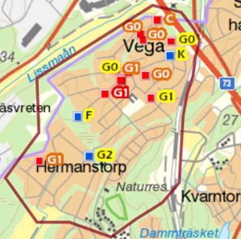 cykel fick kryssa mellan bilar som backade eller stod och blockerade vägen. Intrycket var att denna plats omedelbart måste åtgärdas för att säkra gång- och cykelvägen till skolan.