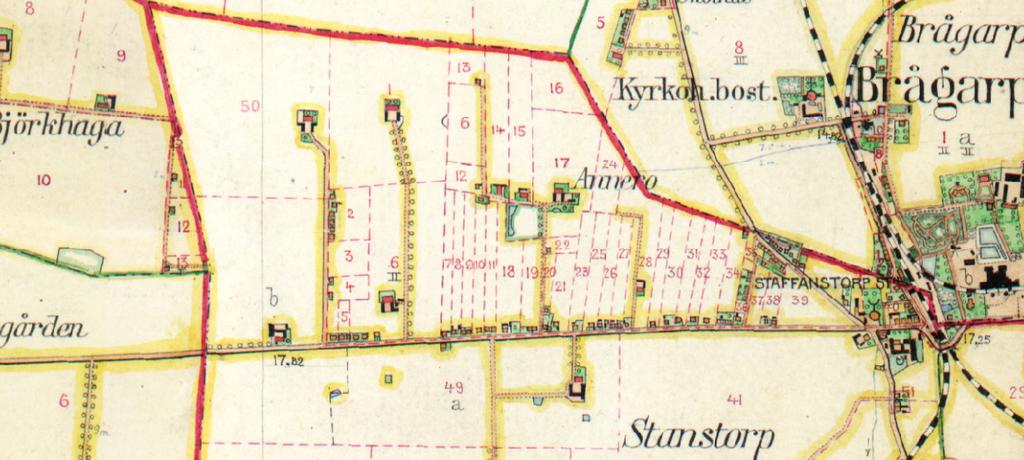 Förutsättningar Plandata Planområdet är beläget i Staffanstorps nordvästra del och omfattar ca 2,87 ha.
