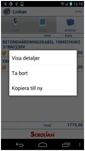 Låst pris innebär att det blir ditt valda pris även när ordern har skickats till Scrollan. Obs! Dold kostnad betyder att du döljer rabatter och pålägg på den totala summan!