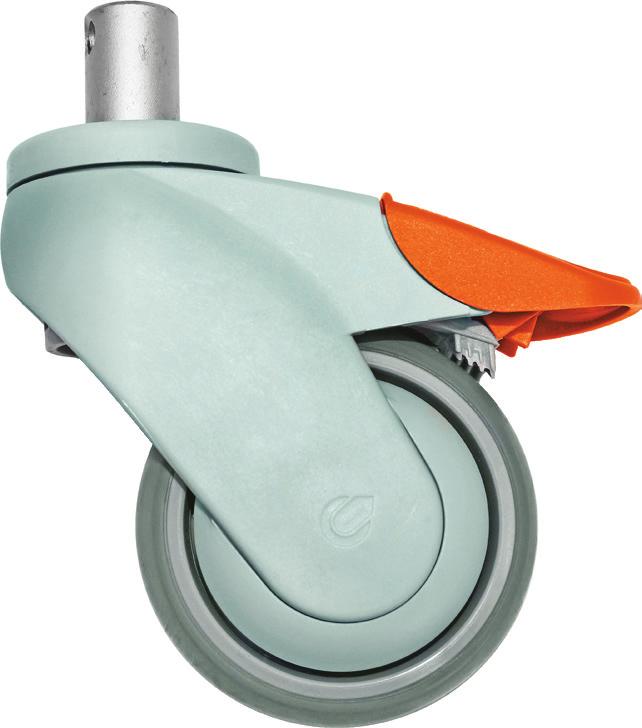 Hjul 75 mm låsbara Clean lagun fram par 80209513 Hjul 75 mm låsbara Clean lagun bakre par 80209514