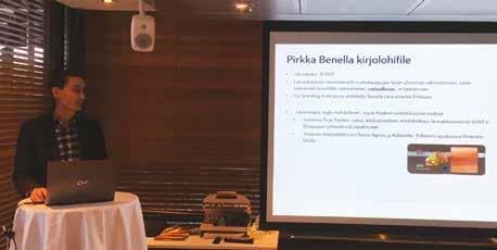 Kvällen avslutades med en festmåltid i Glaspalatset, där köksmästaren hade skapat en fantastisk Benellamiddag