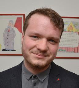 Född: 1993, Sverige Yrke: Studerande Jag skulle gärna driva frågor om bättre villkor för unga på såväl arbets-som bostadsmarknaden.