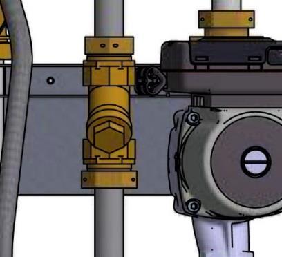 Rengöring av värmekretsens filter Denna serviceåtgärd måste utföras av en auktoriserad servicetekniker.