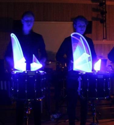 SLAGVERK Allmänt Läsåret har i stora delar liknat föregående år. Vi fortsätter utveckla Gislaved Mini-Drumcorps som består av slagverks- och pianoelever som har spelat i ca 2-3 år.