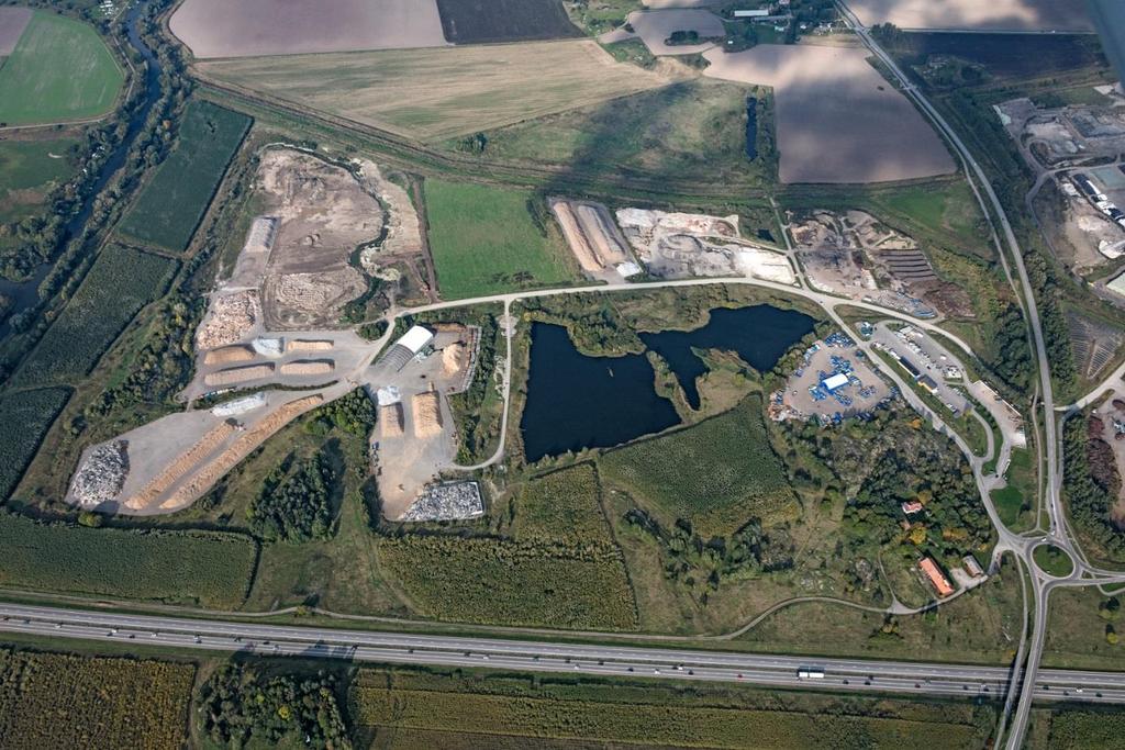 Miljörapport Gärstad väst flygbilder Gärstad väst från söder i oktober