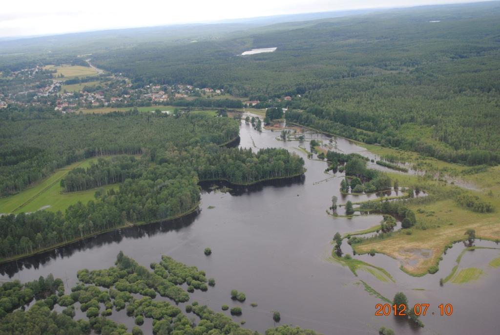 Översvämningar Naturlig del i vattendragens dynamik - svämplan Skyfall frekvens och