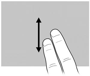 OBS! Rullningshastigheten bestäms av fingerhastigheten.