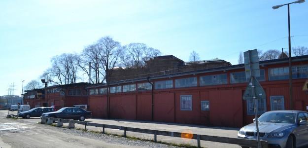 Hamnmagasinen i trä från1910 är de sista i sitt slag i Stockholm.