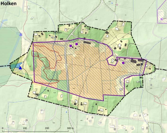 18,5 ha Antal bostadshus