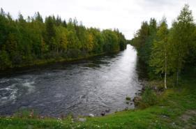 Flåsjöåns gamla utlopp från Klingerselet.