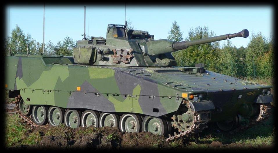 The CV90 system will go through a renovation programme 2013-2018 Minor upgrades will be part of the programme: Integration of a new