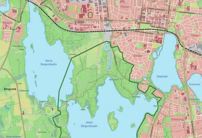 18-0069 Biparadiset Gör ett besök i Biparadiset! Området ligger i Växjös sydvästra utkant och nås lätt via cykelvägar och strövstigar. Parkering finns i områdets norra del.